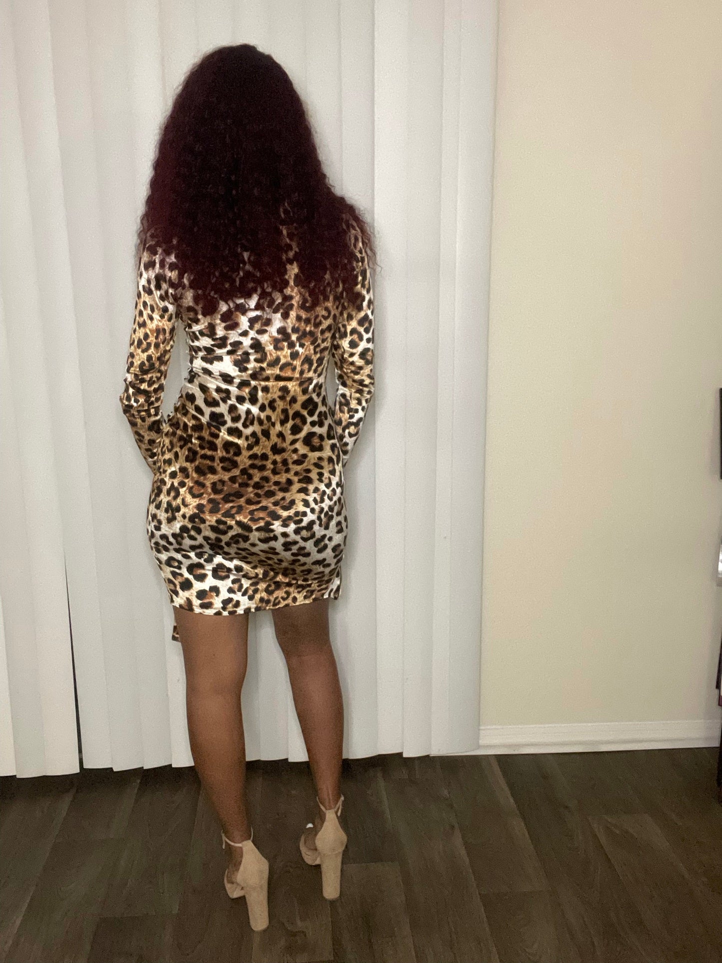 (Copy) Rip the Runway Mini Leopard Print Dress