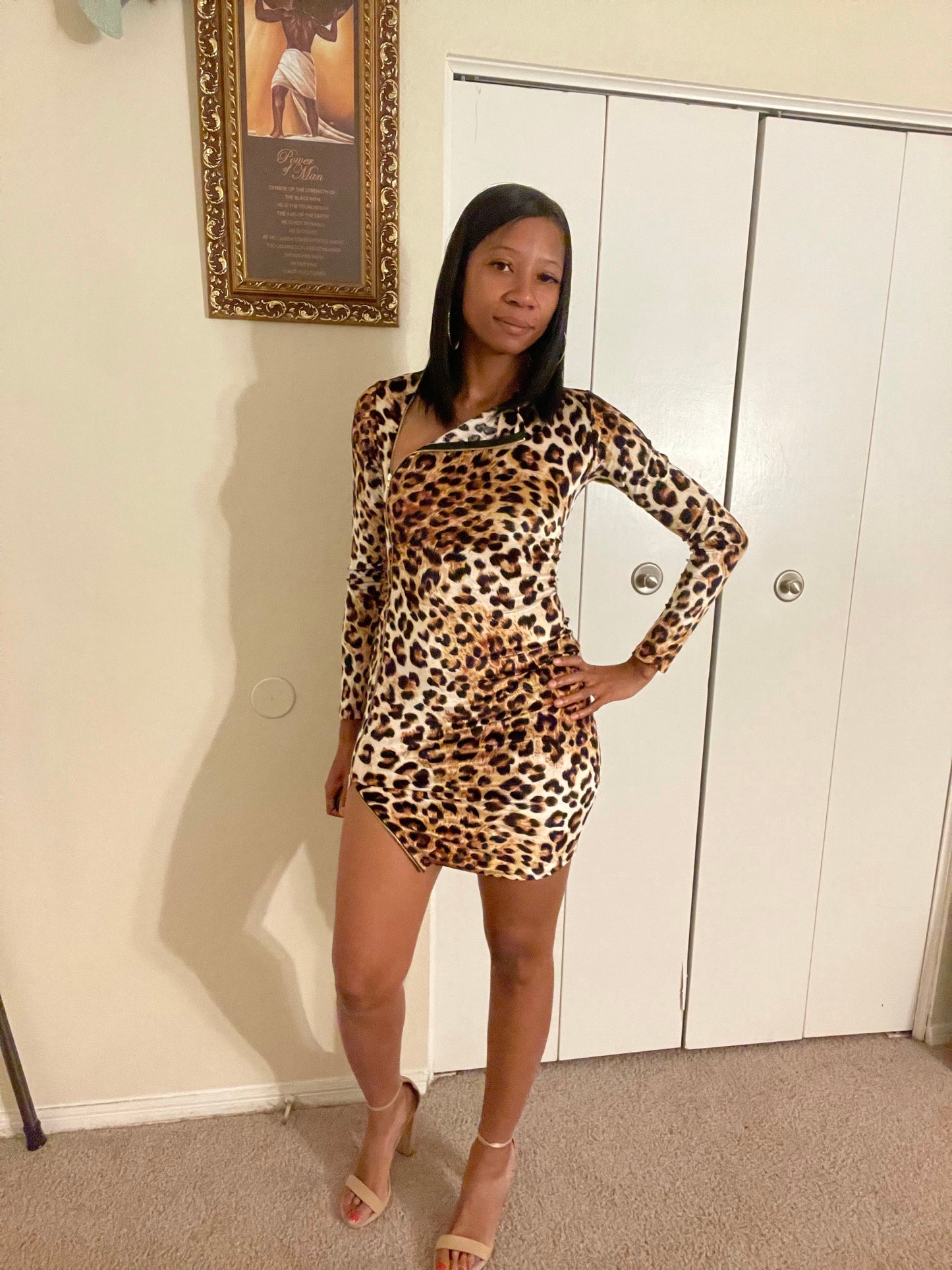 (Copy) Rip the Runway Mini Leopard Print Dress