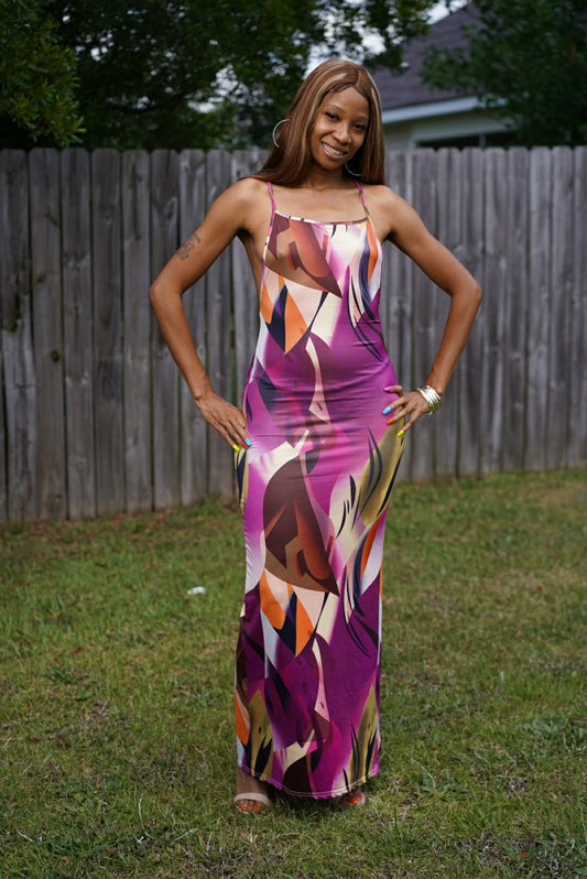 Crisscross Maxi Dress