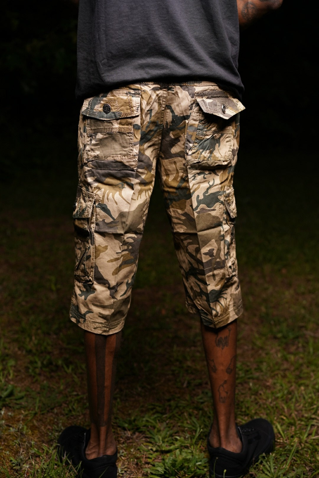 Camouflage Cargo Shorts