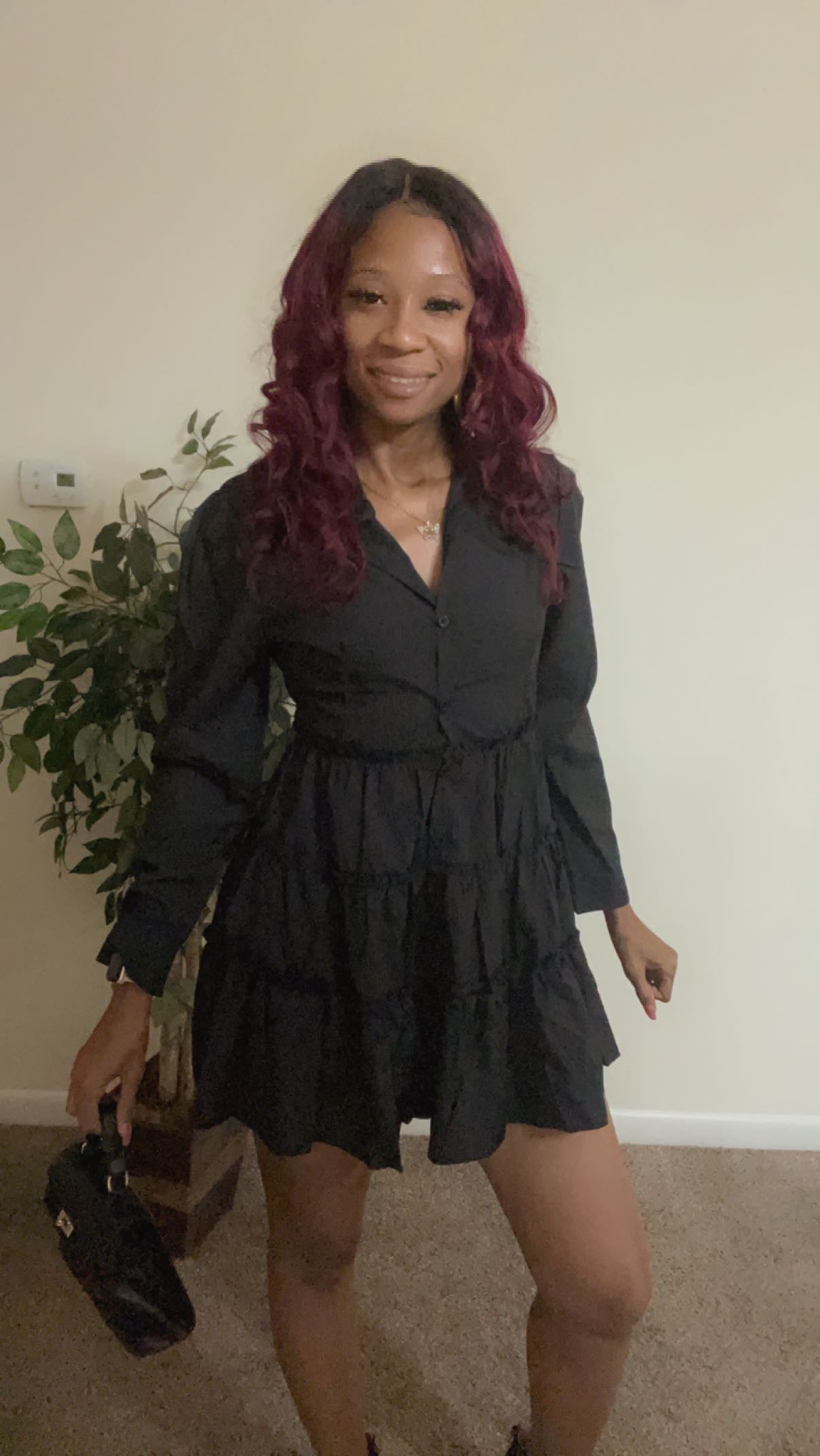 Black Business Mini Dress