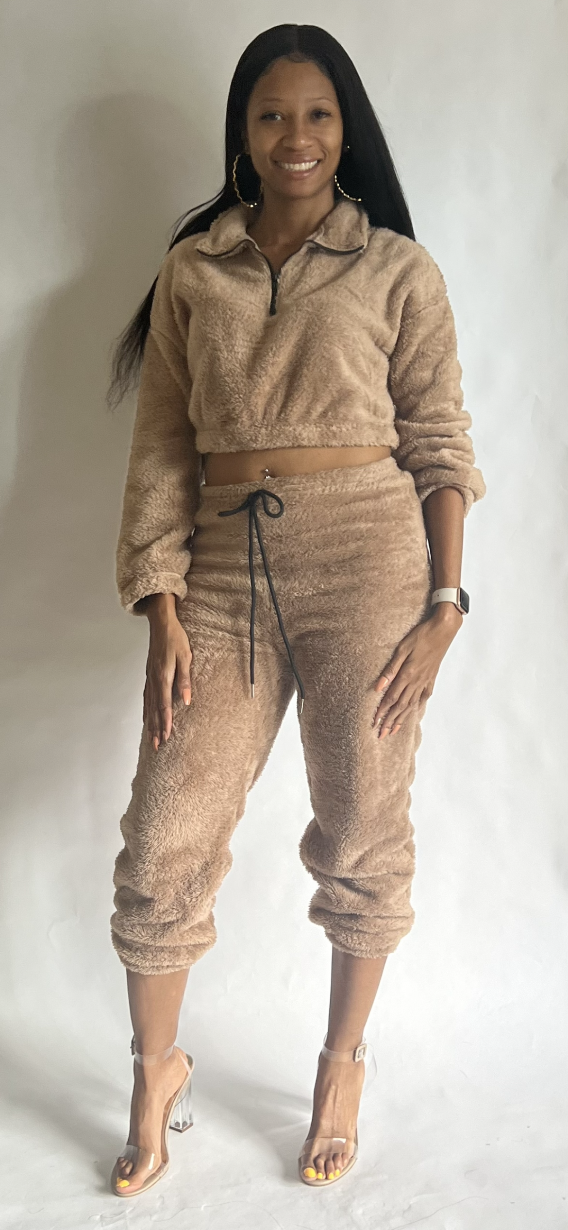 Warm and Cozy Jogger Set-Mocha