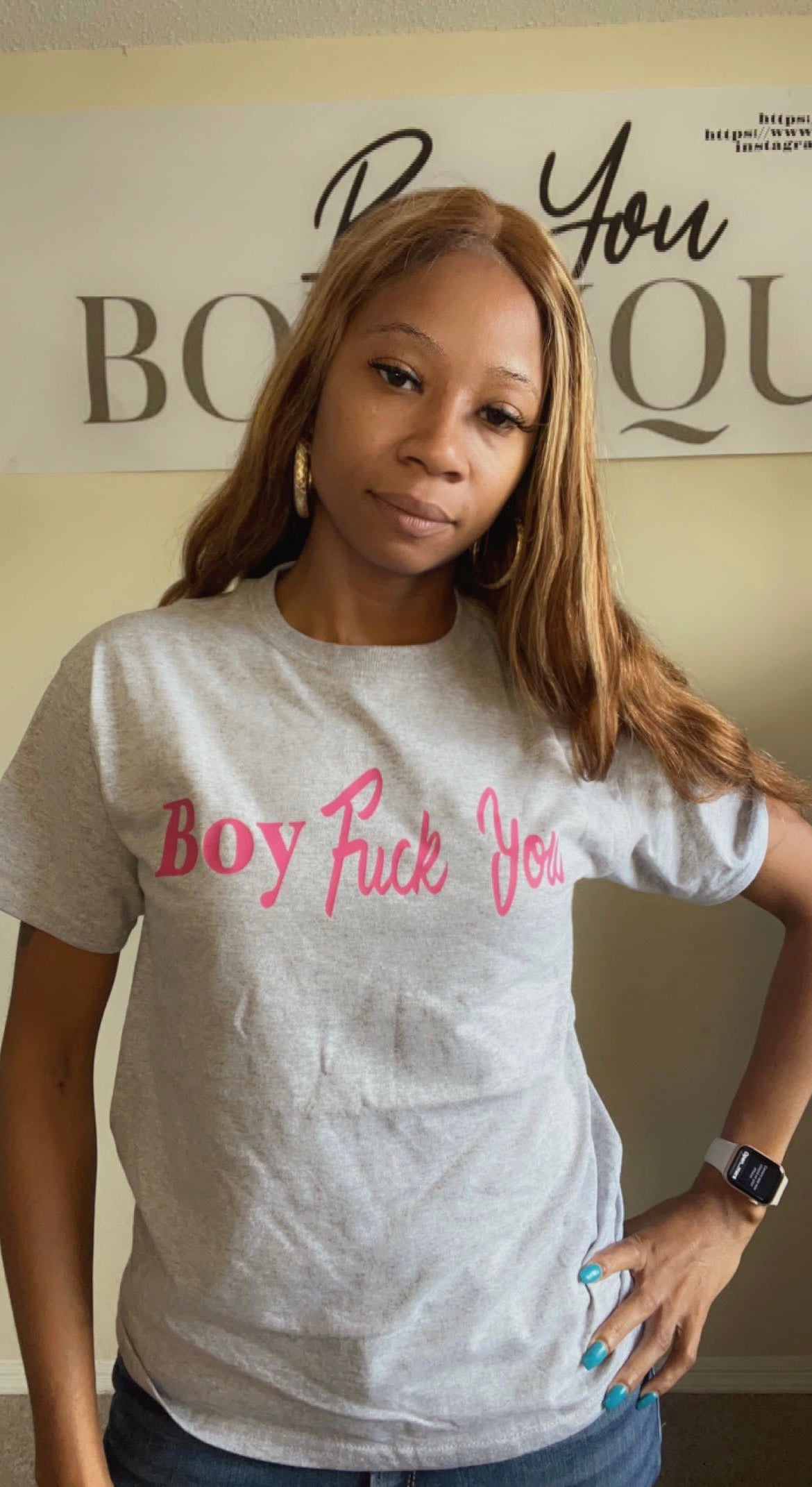 Boy F You T-shirt