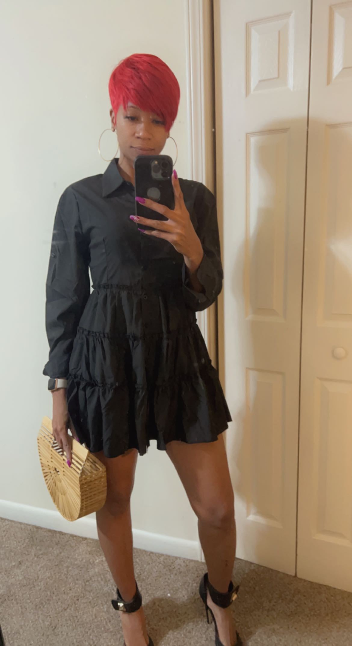 Black Business Mini Dress