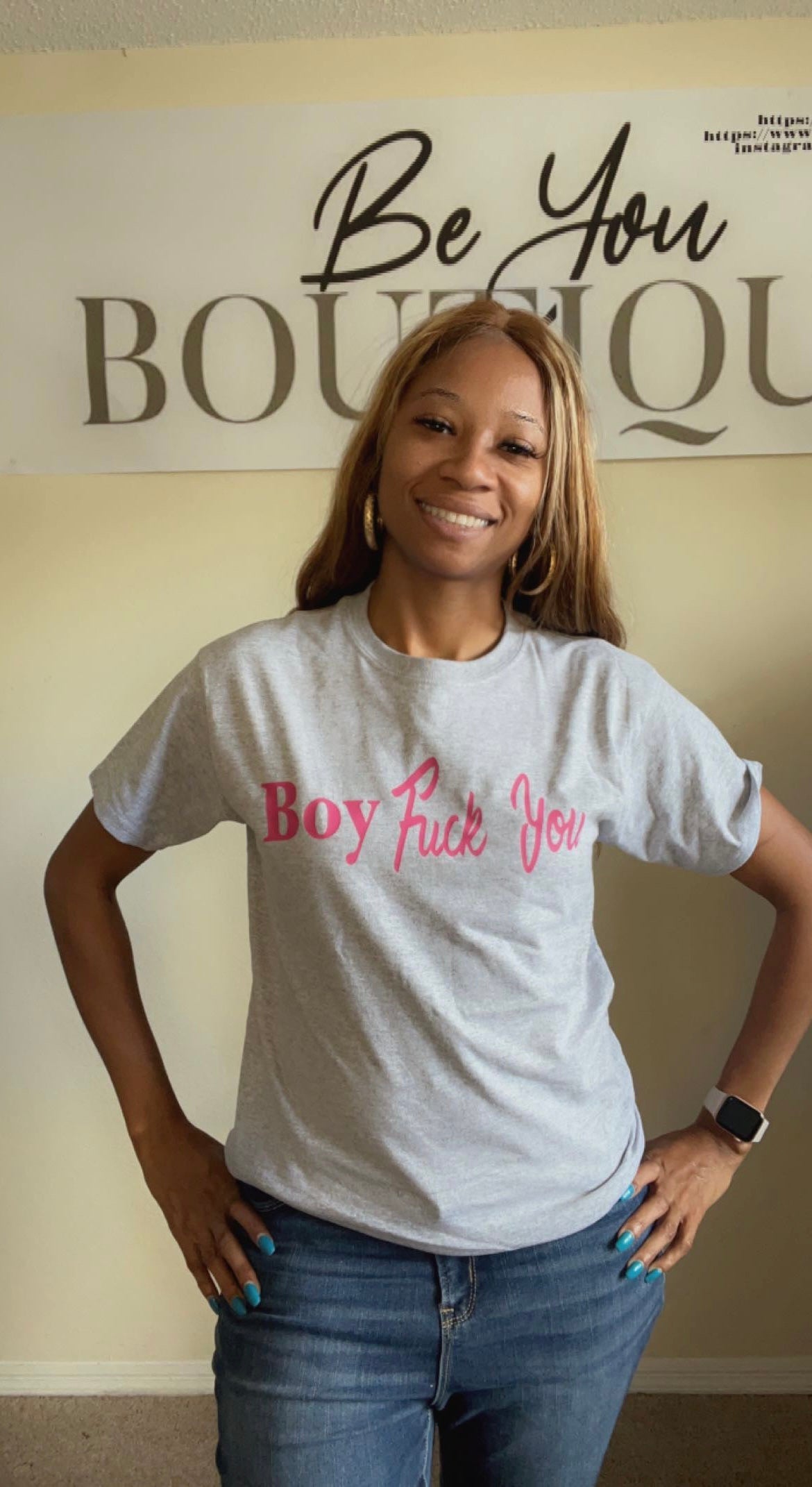 Boy F You T-shirt