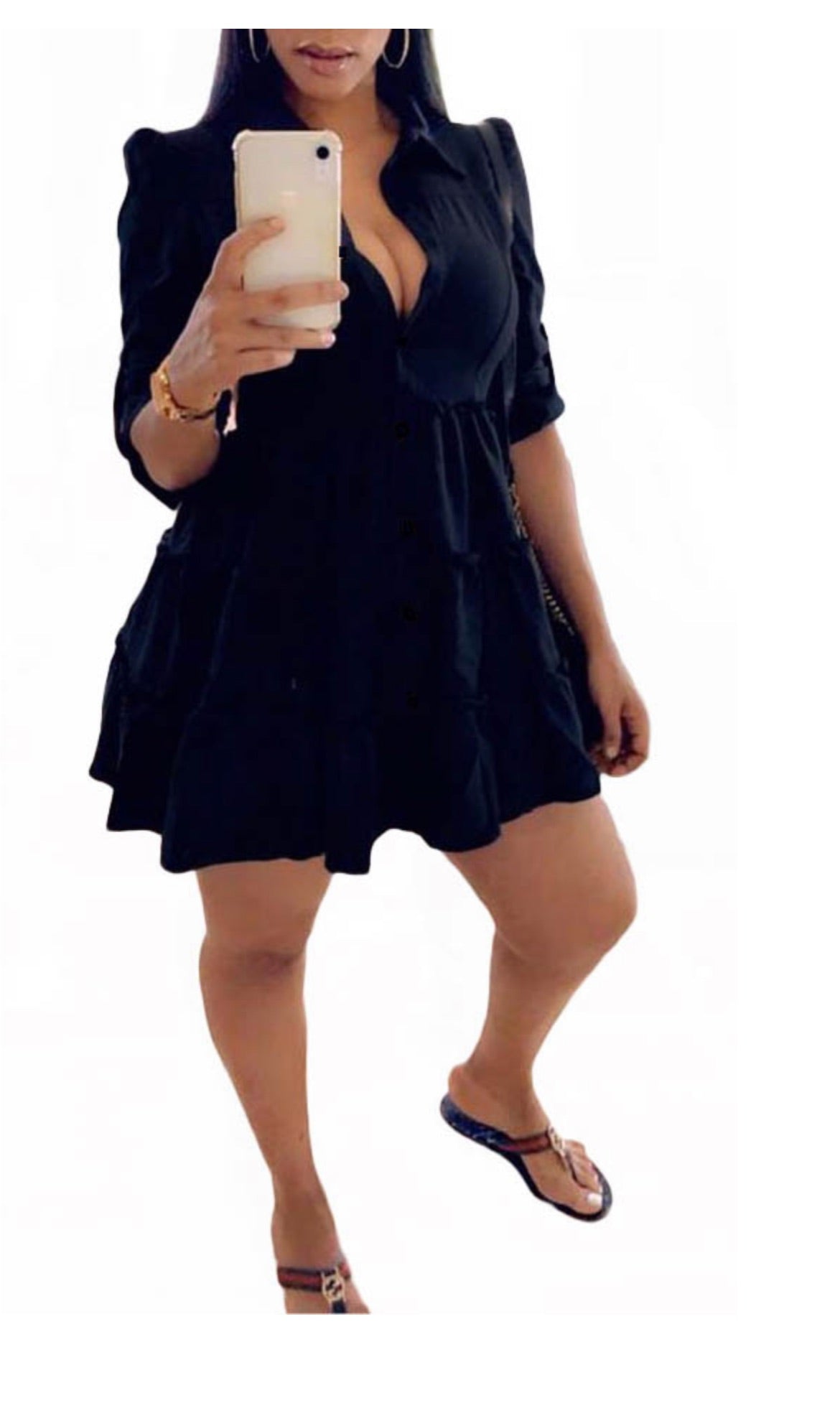 Black Business Mini Dress